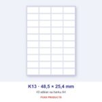 Etikety A4 K13 48,5 × 25,4