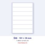 Etikety A4 Š98 191 × 39