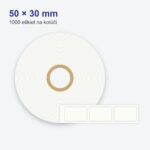Termo etikety 50 × 30 mm na kotúči