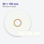 Termo etikety 60 × 100 mm na kotúči