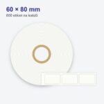 Termo etikety 60 × 80 mm na kotúči