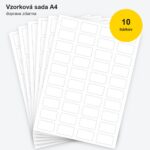 Vzorková sada etikiet A4
